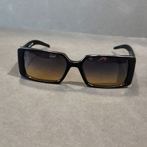 Chanel pleated vintage authentic sunglasses